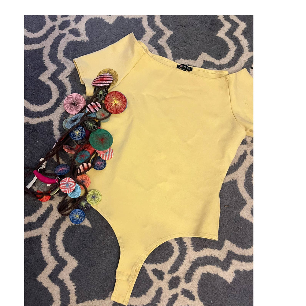 Trendy Yellow Onesie! Sz S